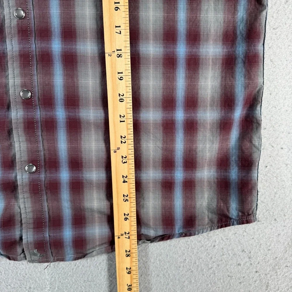 Cody‎ James Button Up Top Womens Large Pearl Snap Multicolor Western Comfort
